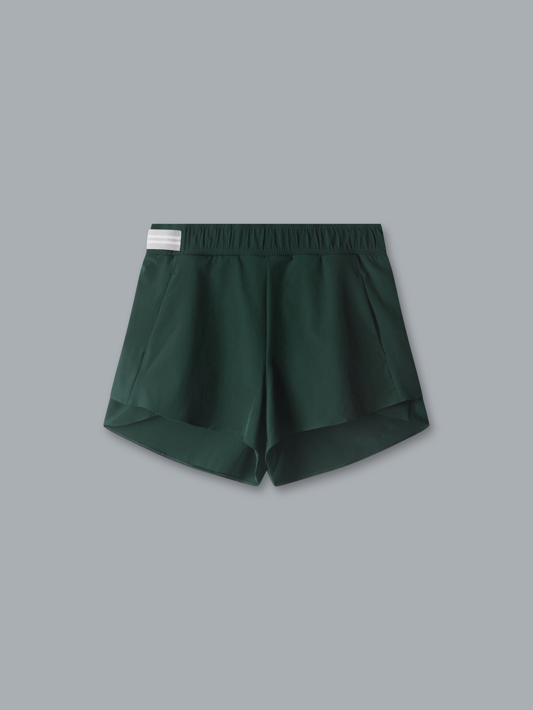 FLY RUN Recycled Short Dark Green