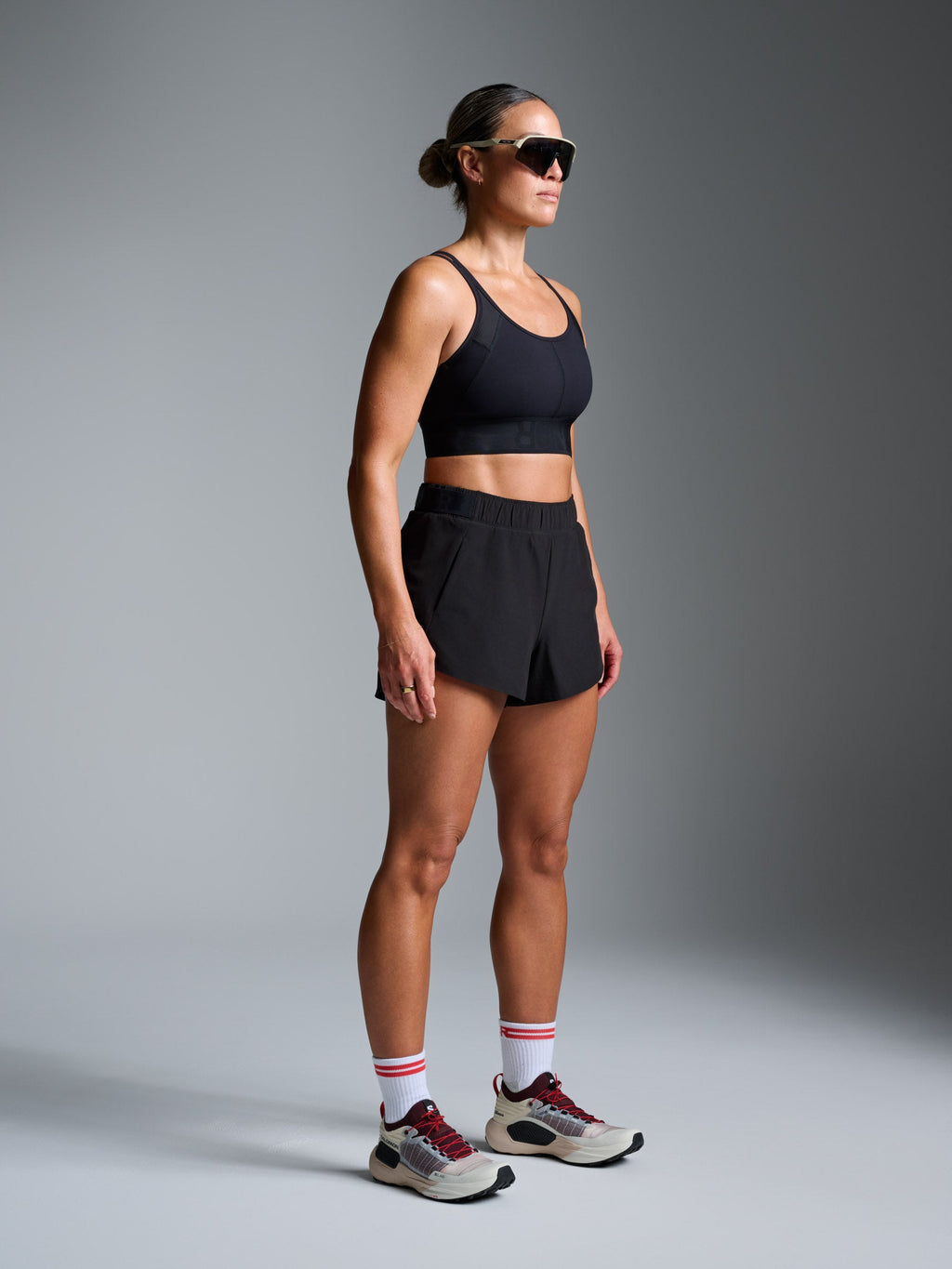 FLY RUN Recycled Short Black