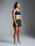 FLY RUN Recycled Short Dark Green