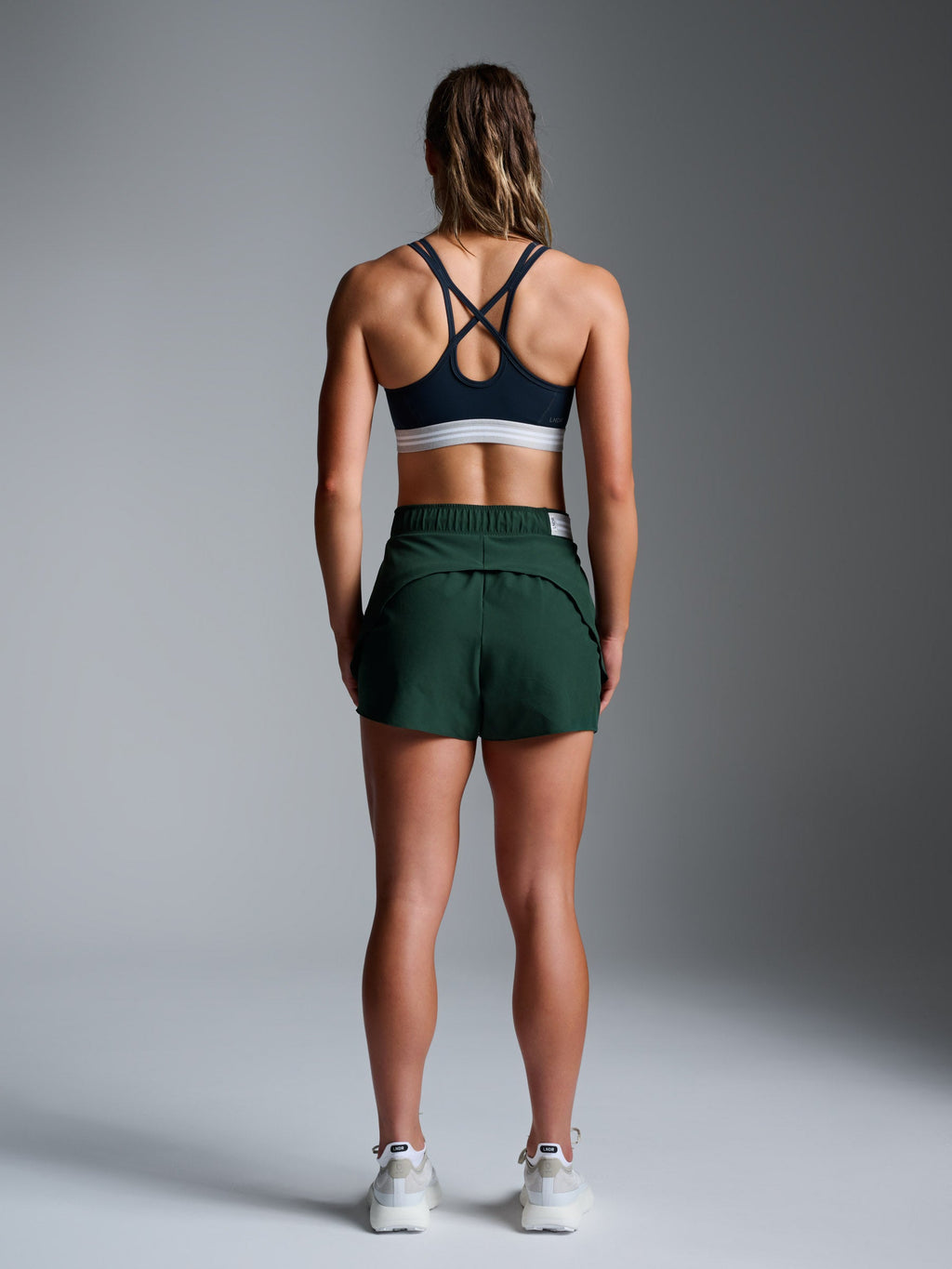 FLY RUN Recycled Short Dark Green