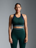 AERO DYNAMIC Sports Bra Dark Green Marl