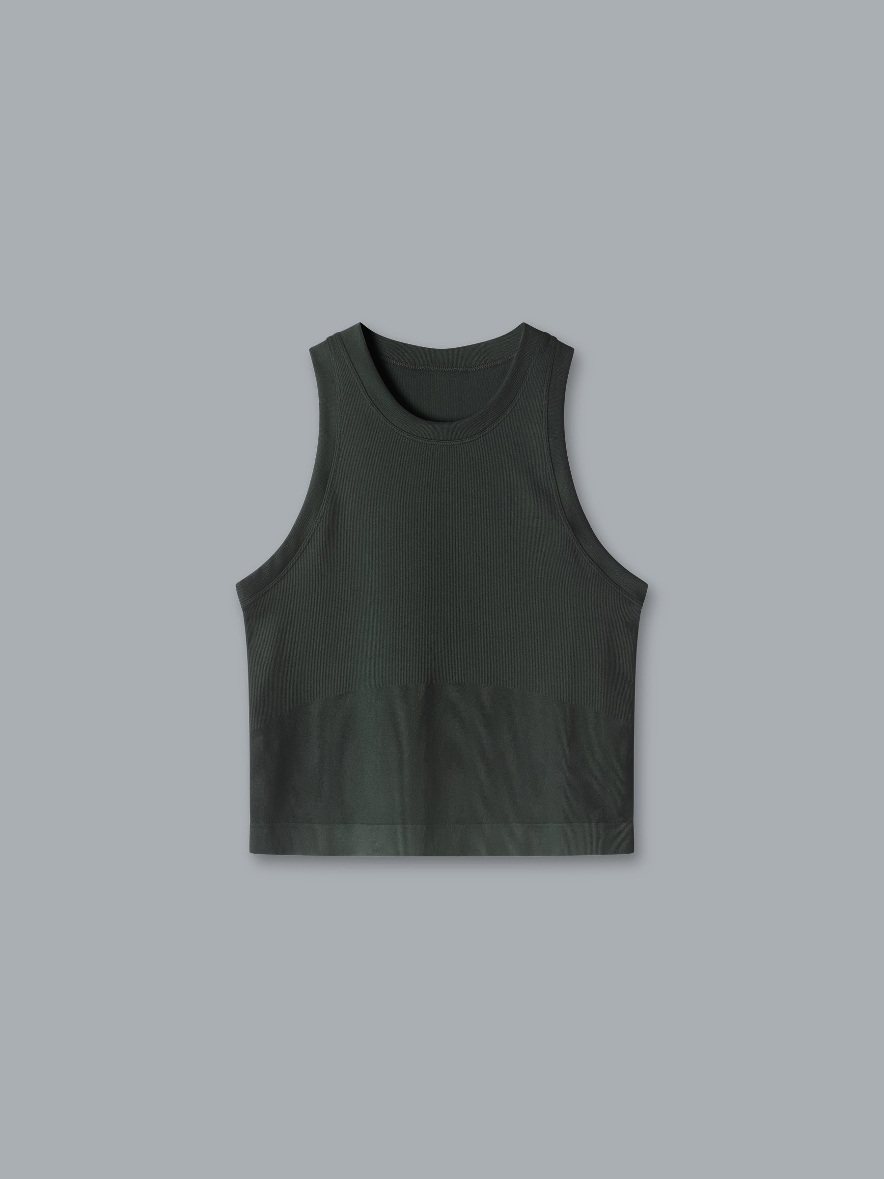 POWER CROP Tank Olive