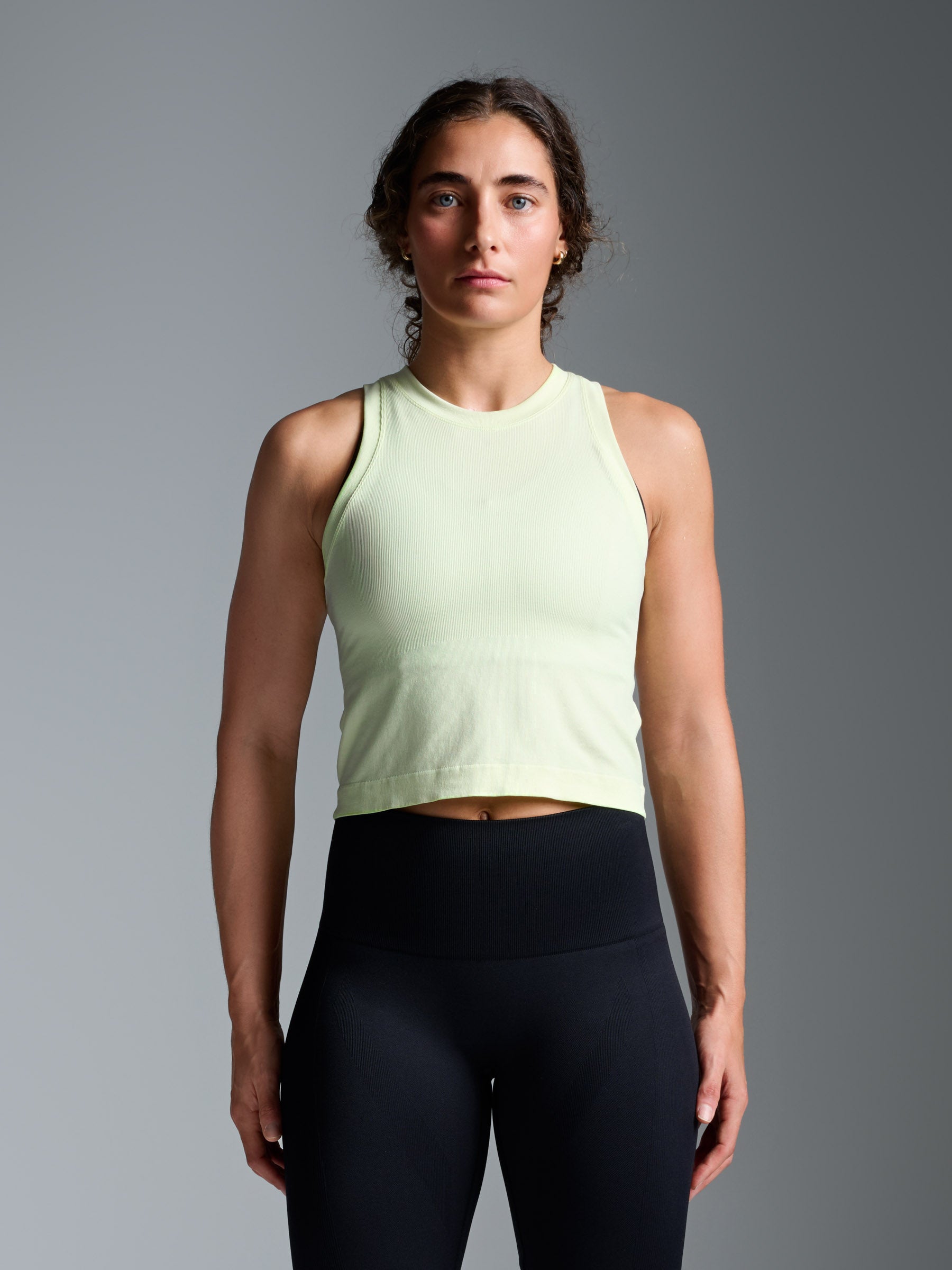 POWER CROP Tank Lemon Lime