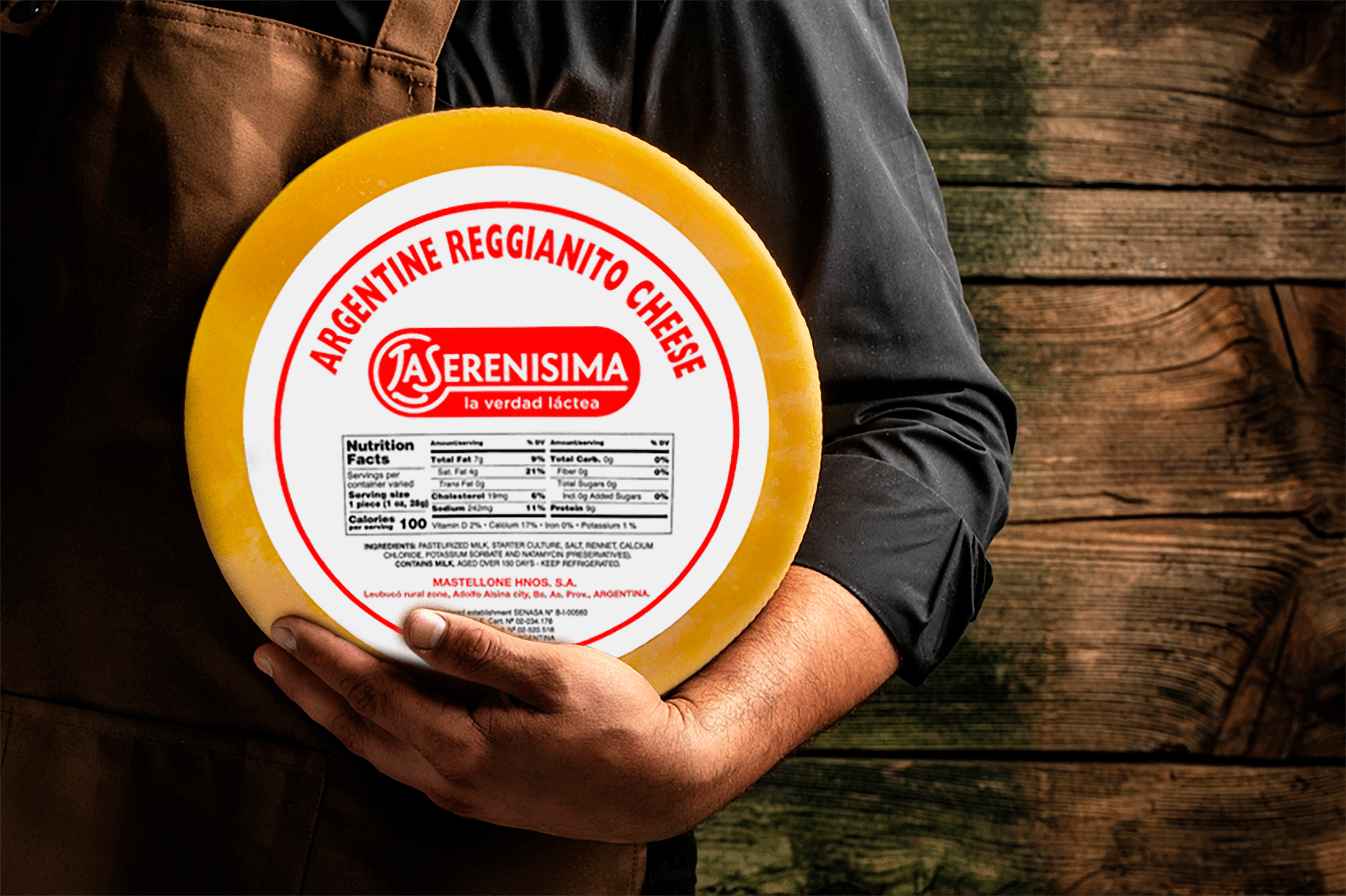 Reggianito Cheese Wheel, 14 lb.