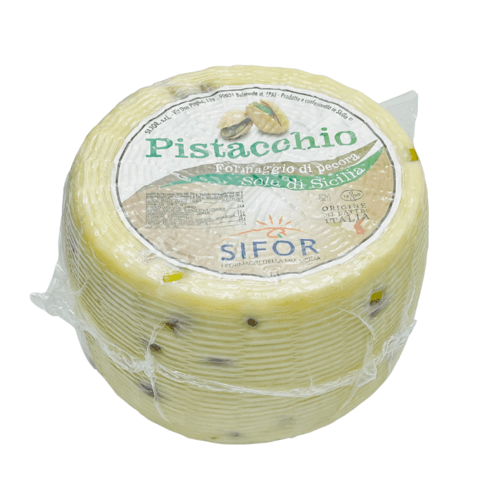Sifor Primo Sale Sicilian Pecorino with Pistachio, 6 lb.